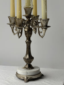 Antique Marble Candelabra