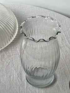 Precious Vintage Ruffle Vase