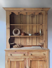 Load image into Gallery viewer, Vintage Solid Pine Hutch