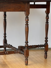 Load image into Gallery viewer, Antique Butterfly Drop Leaf Dining Table