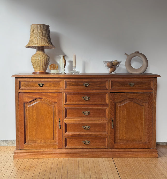Antique French Style Oak Buffet