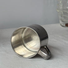 Load image into Gallery viewer, Antique 1950’s Engraved Sterling Silver Cup “Julia”