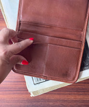 Load image into Gallery viewer, Vintage 1990's Brown Leather Coach Envelope Swing Wallet (Style #4843)