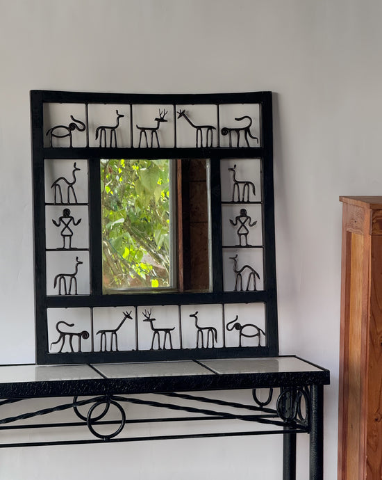 Vintage Frederick Weinburg Style Mirror