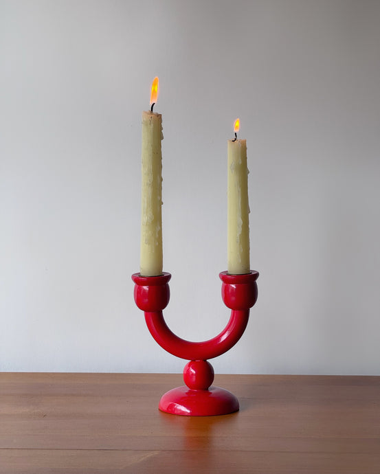 Vintage Pair of Scandinavian Candle Holders