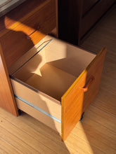 Load image into Gallery viewer, Vintage Teak File Cabinet