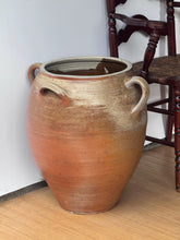 Load image into Gallery viewer, XL Antique Spanish Ceramic Olive Pot w/ Handles