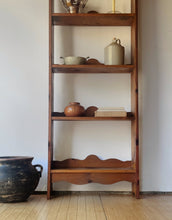 Load image into Gallery viewer, Tall Antique Scalloped Wooden Shelf
