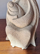 Load image into Gallery viewer, Vintage Mama + Baby Stone Statue