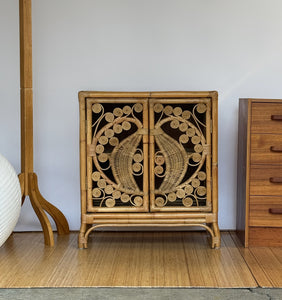 Rattan Peacock Cabinet
