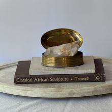 Load image into Gallery viewer, Vintage Scarab Brass Box