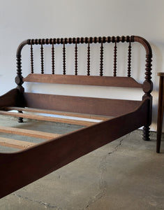 Antique Spool Platform Bed- Full Size