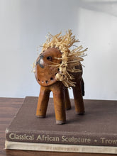 Load image into Gallery viewer, Vintage Folk Art Ceramic Lion Sculpture Handcrafted