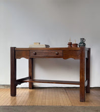 Load image into Gallery viewer, Antique Mission Oak Library Desk