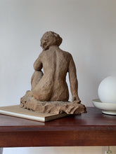 Load image into Gallery viewer, XL Seated Woman Sculpture from Clay