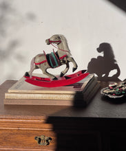 Load image into Gallery viewer, Antique Wooden Rocking Horse