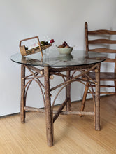 Load image into Gallery viewer, Primitive Vintage Glass Dining Table