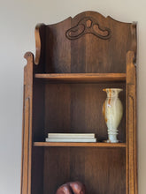 Load image into Gallery viewer, Tall Antique Ornate Wooden Shelf