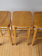 Load image into Gallery viewer, Vintage Set of 3 Scandinavian Barstools