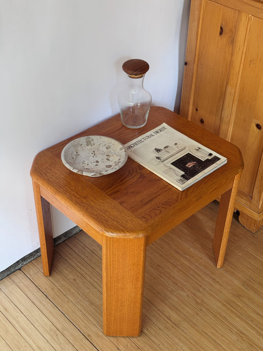 Vintage Oak End Table