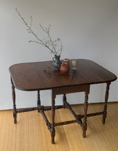 Load image into Gallery viewer, Antique Butterfly Drop Leaf Dining Table