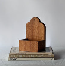 Load image into Gallery viewer, Vintage Handcrafted Wooden Wall Box