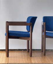 Load image into Gallery viewer, MCM Cobalt Blue Upholstered Single Chairs