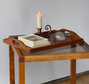 Vintage Teak Tray Made by Dolphin