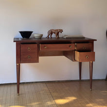 Load image into Gallery viewer, Mid Century Modern Cherry Writing Desk
