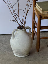 Load image into Gallery viewer, Antique Whitewashed Large Terracotta Vessel