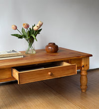 Load image into Gallery viewer, Vintage Pine Coffee Table