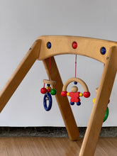 Load image into Gallery viewer, Minimal Natural Wooden Baby Gym