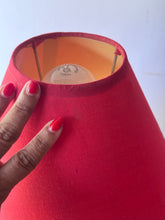 Load image into Gallery viewer, Red Vintage Orb Lamp