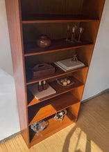 Load image into Gallery viewer, Tall Vintage Danish Teak Bookshelf