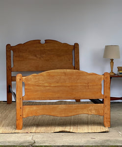 Antique Twin Wooden Bed Frame