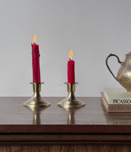Load image into Gallery viewer, Vintage Brass Candle Holders