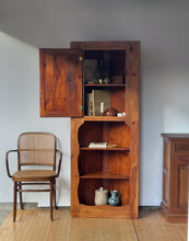 Load image into Gallery viewer, Vintage Handcrafted Corner Wooden Cabinet