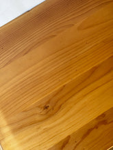 Load image into Gallery viewer, Vintage Pine Scalloped Console Table