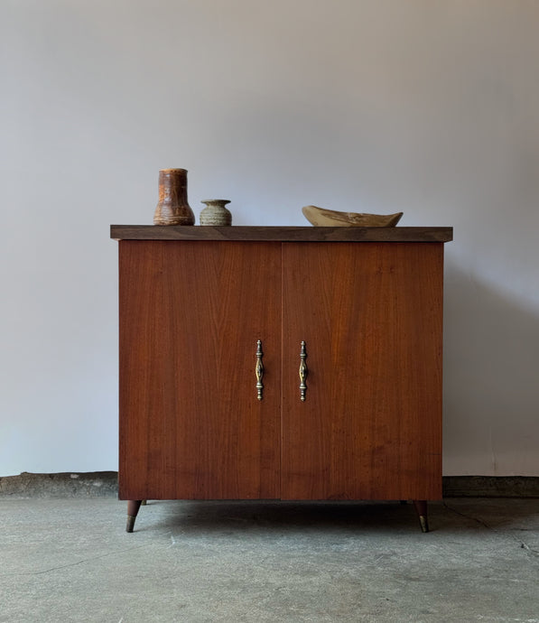 MCM Sewing Table with Storage Cabinet