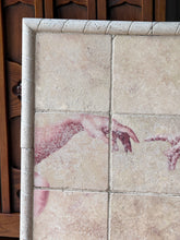 Load image into Gallery viewer, Michelangelo &#39;The Creation of Adam&#39; Tiled Mural Wall Art