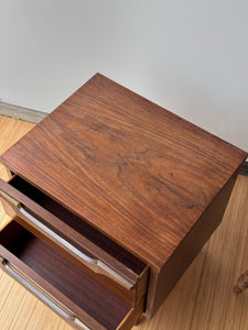 Mid Century Modern Walnut End Table