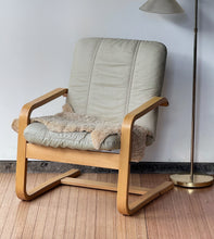 Load image into Gallery viewer, Vintage Bentwood Leather Cantilever Chair Sold Separately