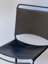 Load image into Gallery viewer, Trace Modern Black Leather Chair