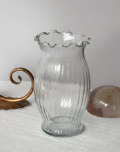 Load image into Gallery viewer, Precious Vintage Ruffle Vase