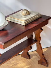 Load image into Gallery viewer, Antique Folk Wooden Side Table