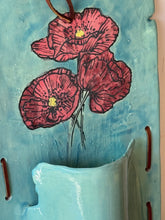 Load image into Gallery viewer, Handcrafted Large Studio Pottery Wall Pocket Vase