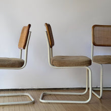 Load image into Gallery viewer, Set of 4 1970&#39;s Cantilever Cane Dining Chairs