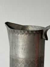 Load image into Gallery viewer, Hand Forged Vintage Pewter Pitcher