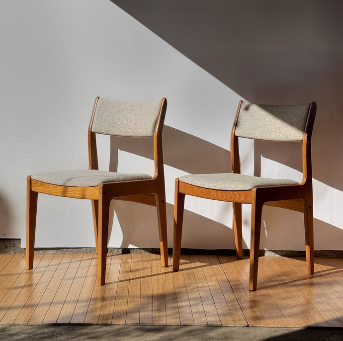 Pair of Blonde MCM Chairs