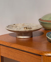 Load image into Gallery viewer, Neutral Marble Pedestal Bowl